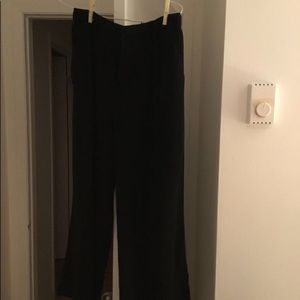 HIGH WAISTED BLACK WIDE LEGS UNIQLO PANTS